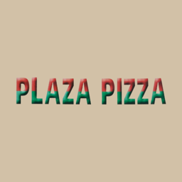 Plaza Pizza logo.